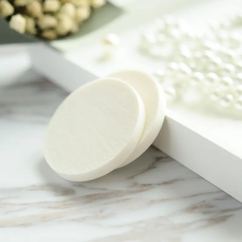 Cosmetic Facial Soft Latex Sponge Make Up Powder Puff Round Makeup Sponge Puff