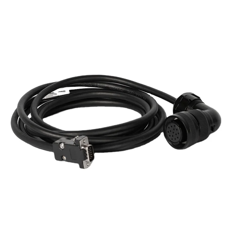 Кабель сервопривода кодирующего датчика переменного тока для промышленных машин 1 кВт кабель энкодера инкрементный кабель энкодера