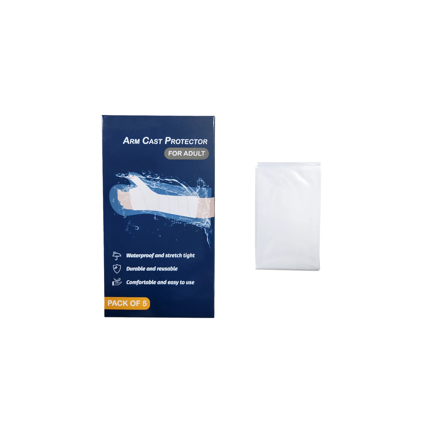 Wholesale TPU Adult and Kids Arm and Leg Cast Covers Waterproof Soft and Comfortable Reusable Elastic Protector for Shower