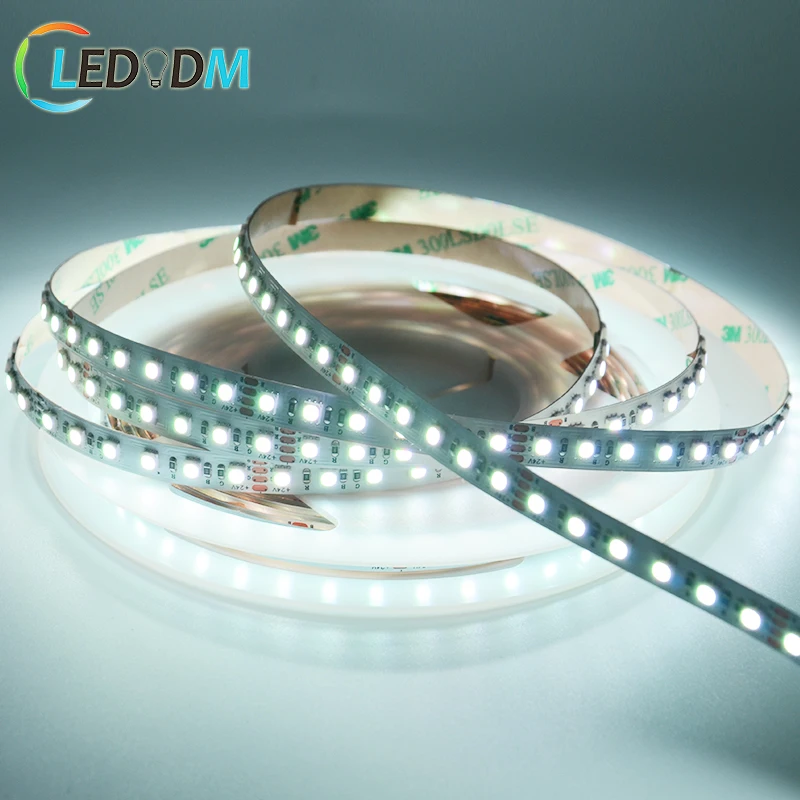High Density 3838 LED RGB 120leds/m 5mm 8mm 10mm 12mm Width Strip Same Brightness As 5050 with Smaller Size