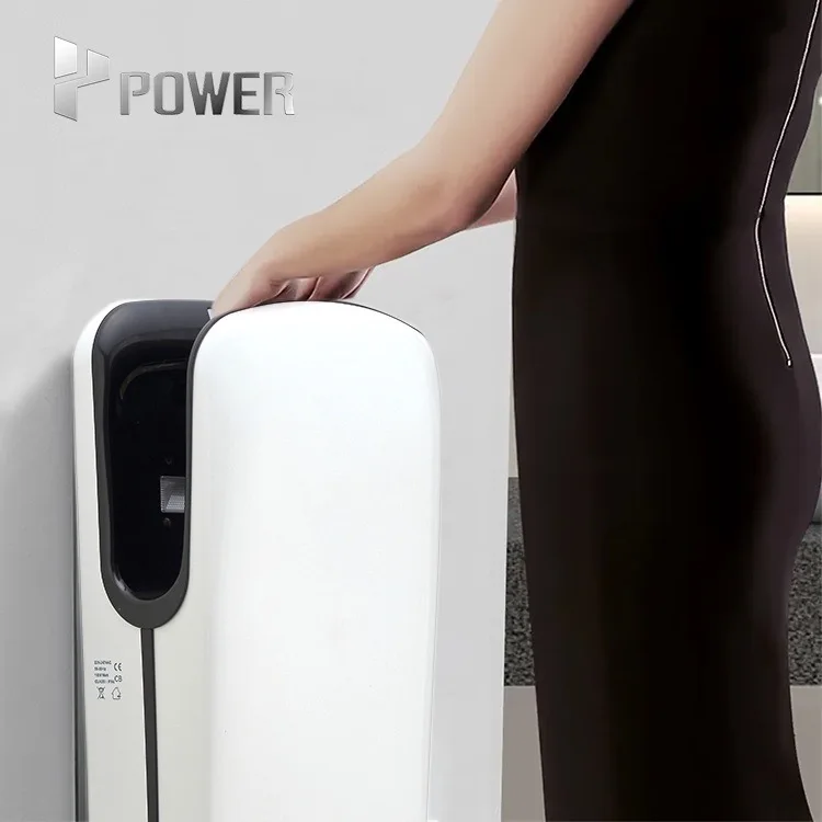 New Style Automatic Hand Dryer Touchless IPX4 Waterproof Brushed Motor Hot Air And Cold Air High Speed High Efficient Dryer