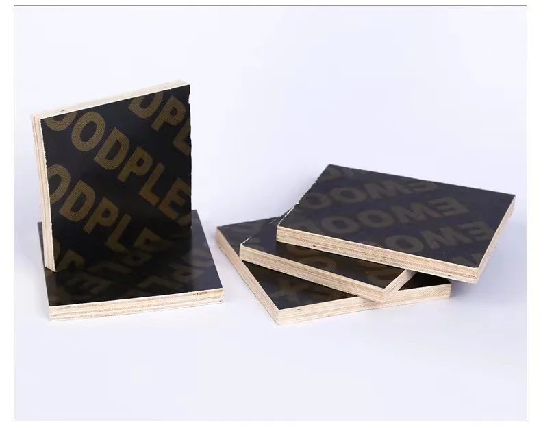 Manufacturing Price Construction Board Black Plywood 12mm 15mm 18mm Film Faced Plywood
