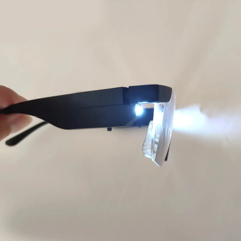 
Mighty sight with LED zoom glasses 