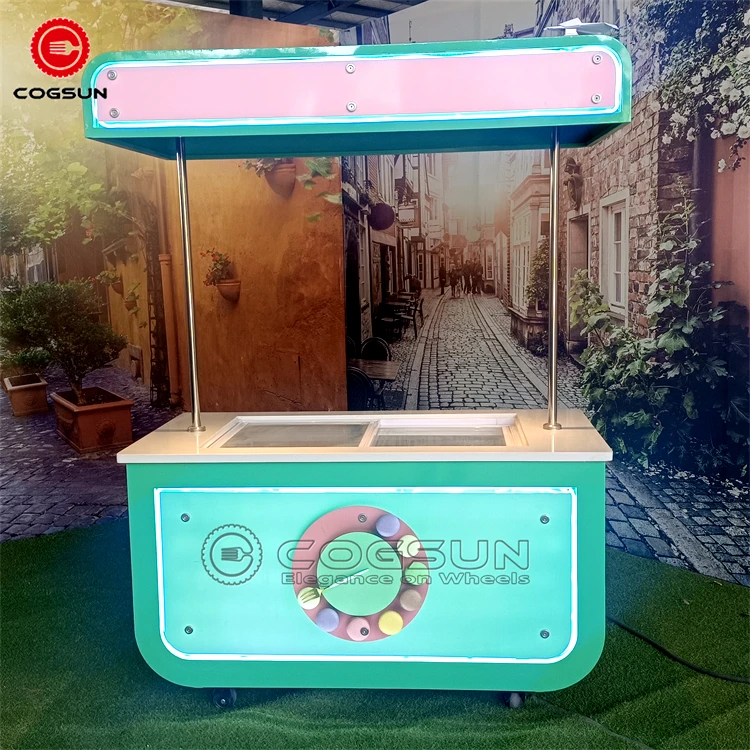 Factory Price Mobile Ice Cream Truck Fully Equipped Food Trailer Customized Food Cart