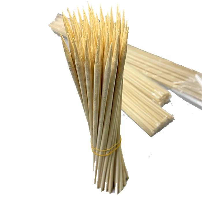 Wholesale Bbq Natural Disposable Bamboo Sticks Panda