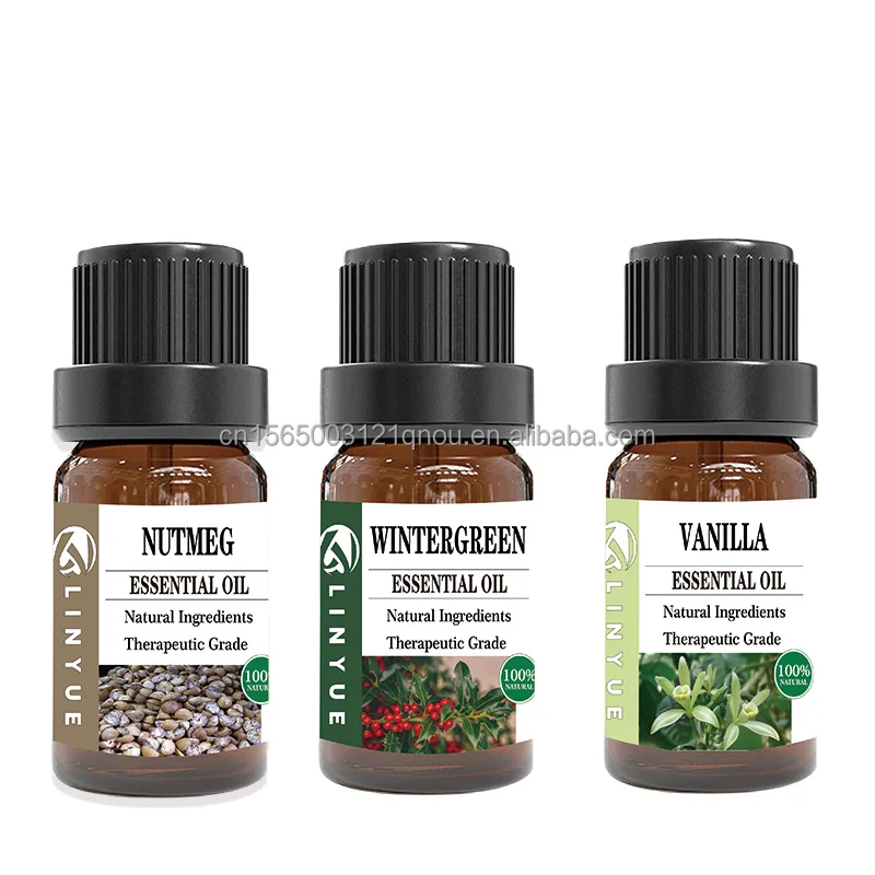 10ML Pure Lavender Essential Oil For Candle Perfume Cosmetic Making nutmeg Eucalyptus Rose Essential Oil New Bulk Wholesale