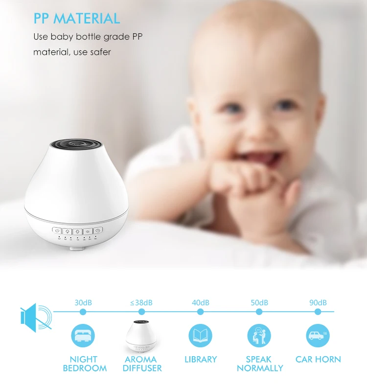 WIFI control essential oil electric cooling aromatherapy desktop portable ultrasonic mini humidifier for home