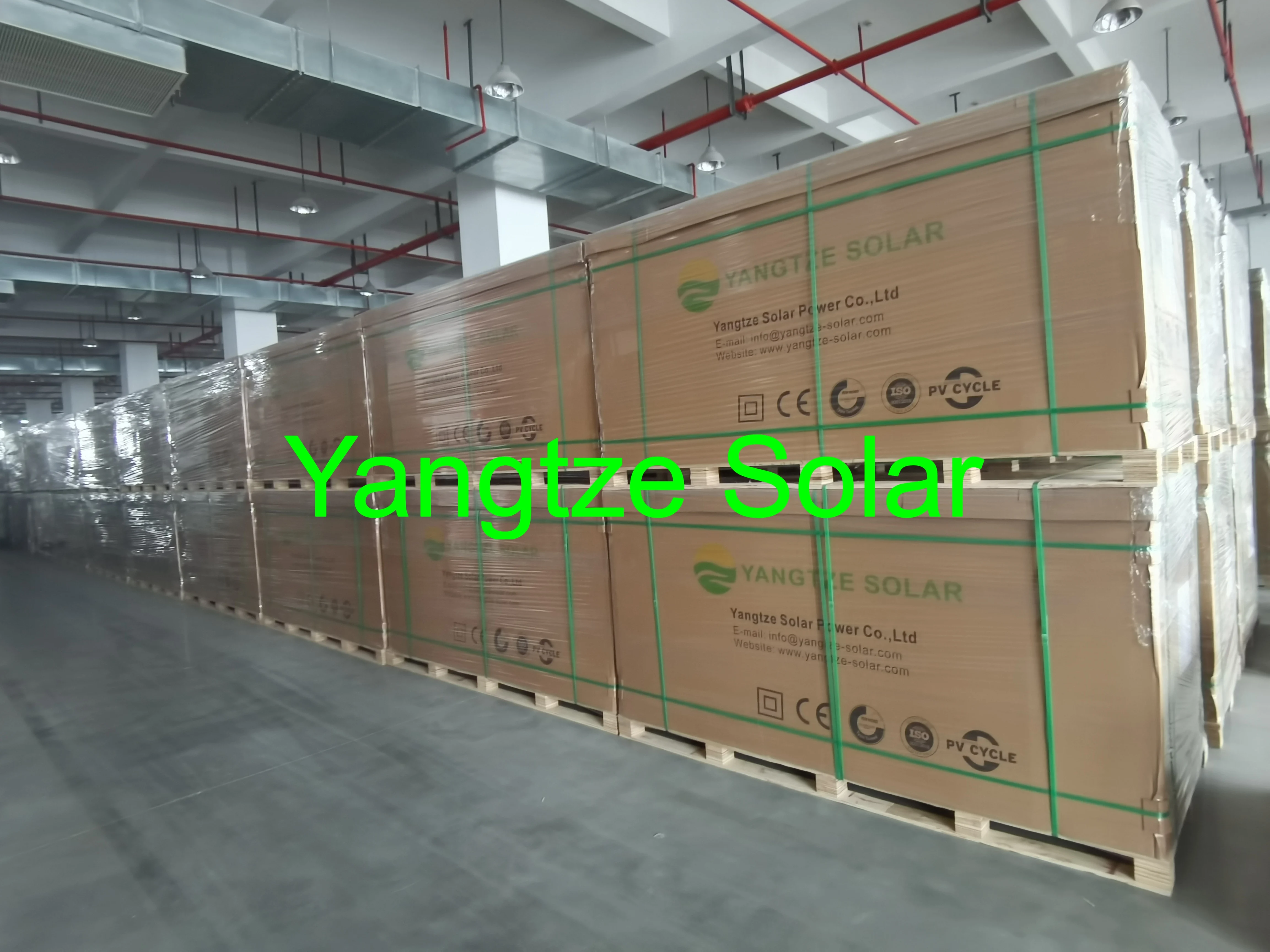 Yangtze Solar 2 MW (2000 kW) grid-tied solar panel manufacturer solar system solar plant