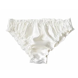 Wholesale price luxury ladies silk underwear seamless silk lingerie custom logo 100% mulberry silk panties