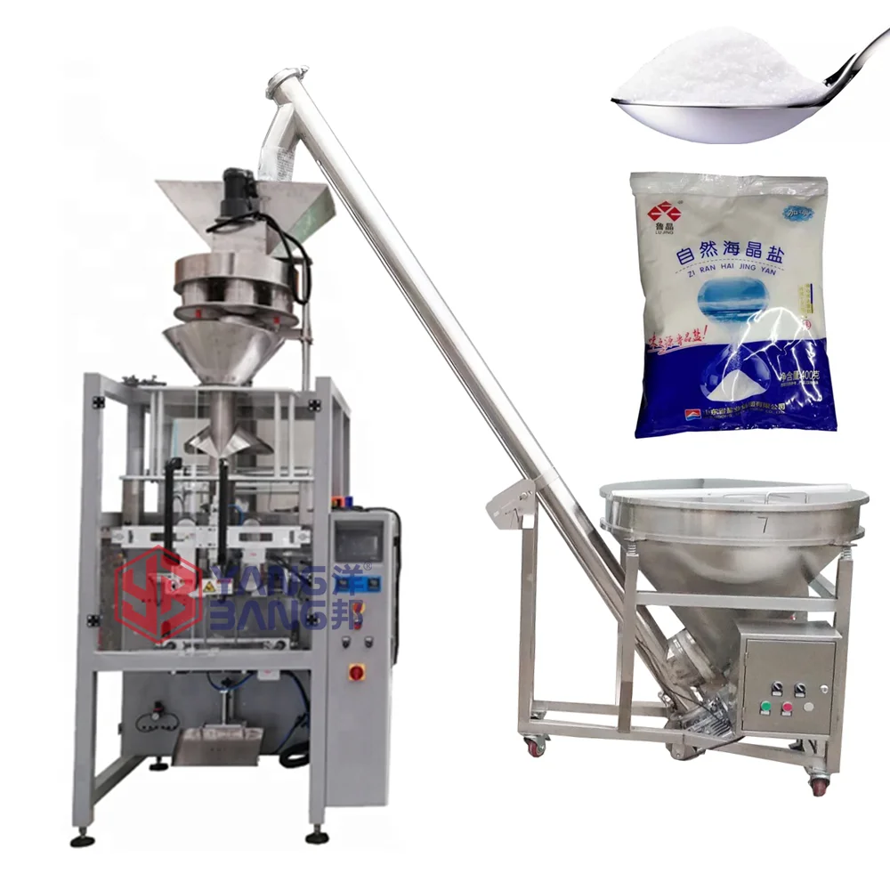 Automatic 400g 500g Refined Salt Packing Machine Bag Salt Filling and Sealing Packaging Machine