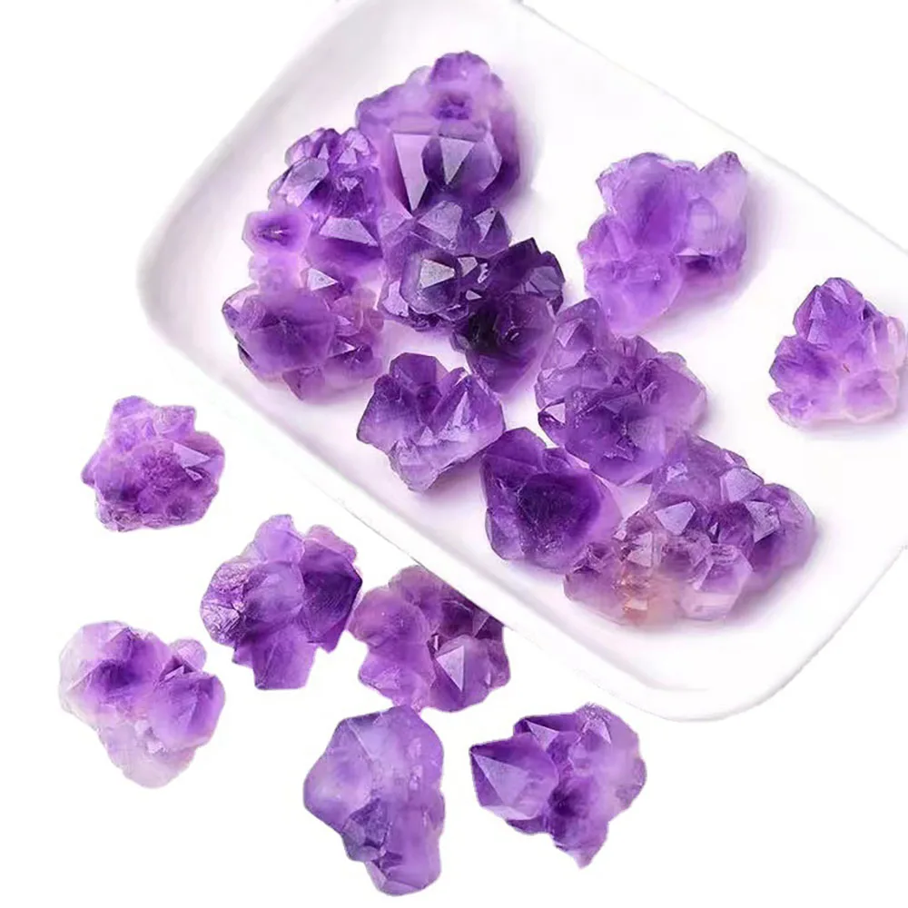 Amethyst Product Wholesale Crystal Flower Amethyst Flower Quartz Stone For Decoration