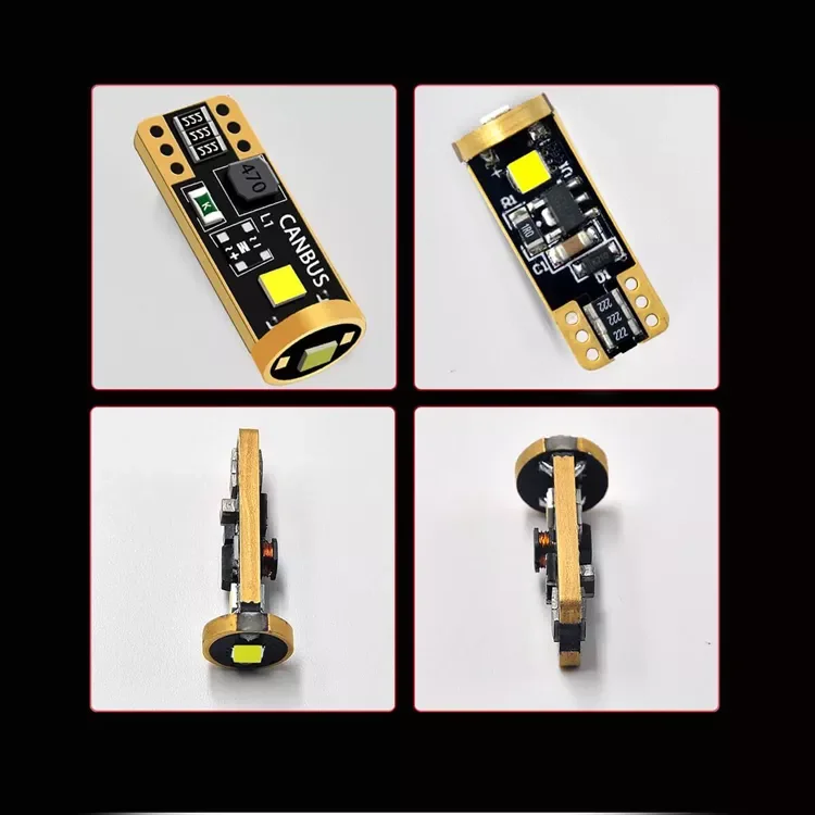 Canbus 3030SMD T10 194 168 2825 led License Plate Light 921 Amber red white car interior side market led bulb