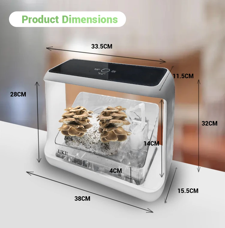 UKIOK Mini Smart Plant Pot Garden Plant Watering Hydroponics Flower Pots Planters