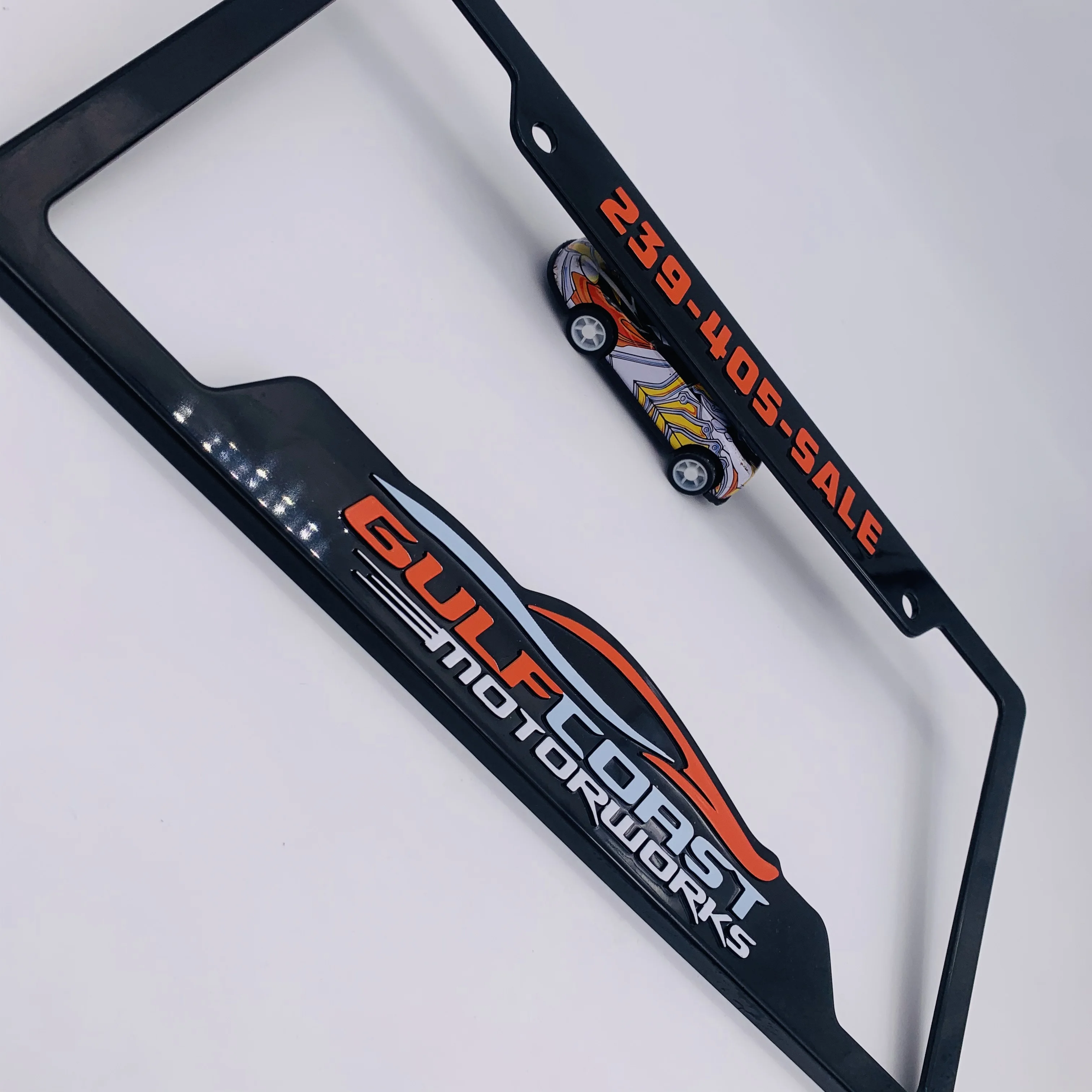 Custom personalized design your own Auto license plate cover frame plastic