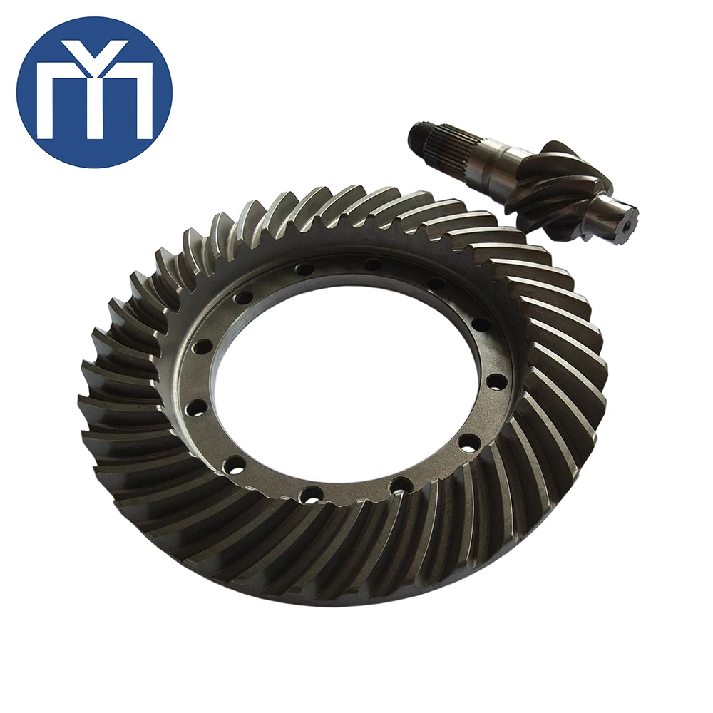 OEM bevel gear crown wheel pinion for mitsubishi