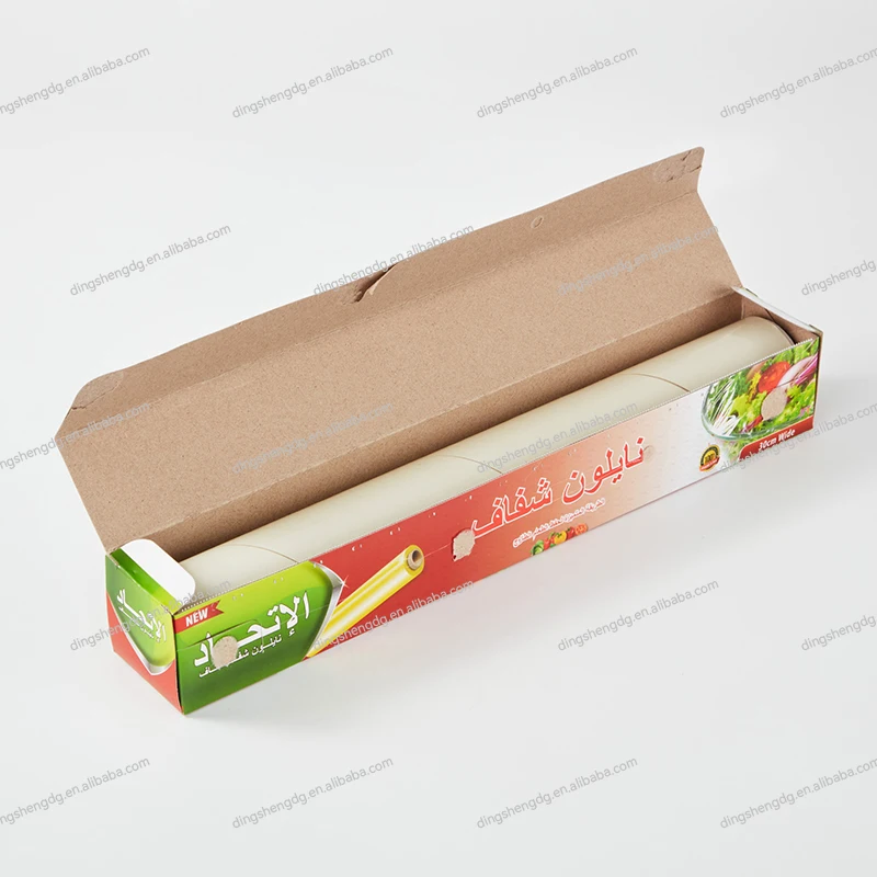 Food Cling Wrap Biodegradable Meat Fruit  Wrap Film Jumbo Roll Clear Shrink Wrap Food Grade Stretch Film