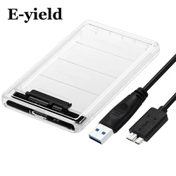 usb3.0 hard disk box SSD mechanical transparent mobile hard disk box 2.5 inch SATA solid state hard disk box