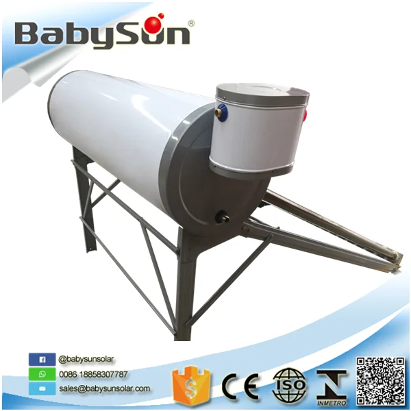 Easy use solar powered hot water heater 200L thermosiphon solar water heater boiler system for home