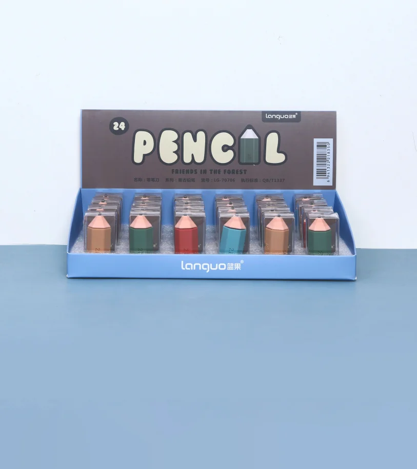 Languo Creative Cute Shape Pencil Sharpener For Kids Single Hole Pencil Sharpener Best Gift Souvenir