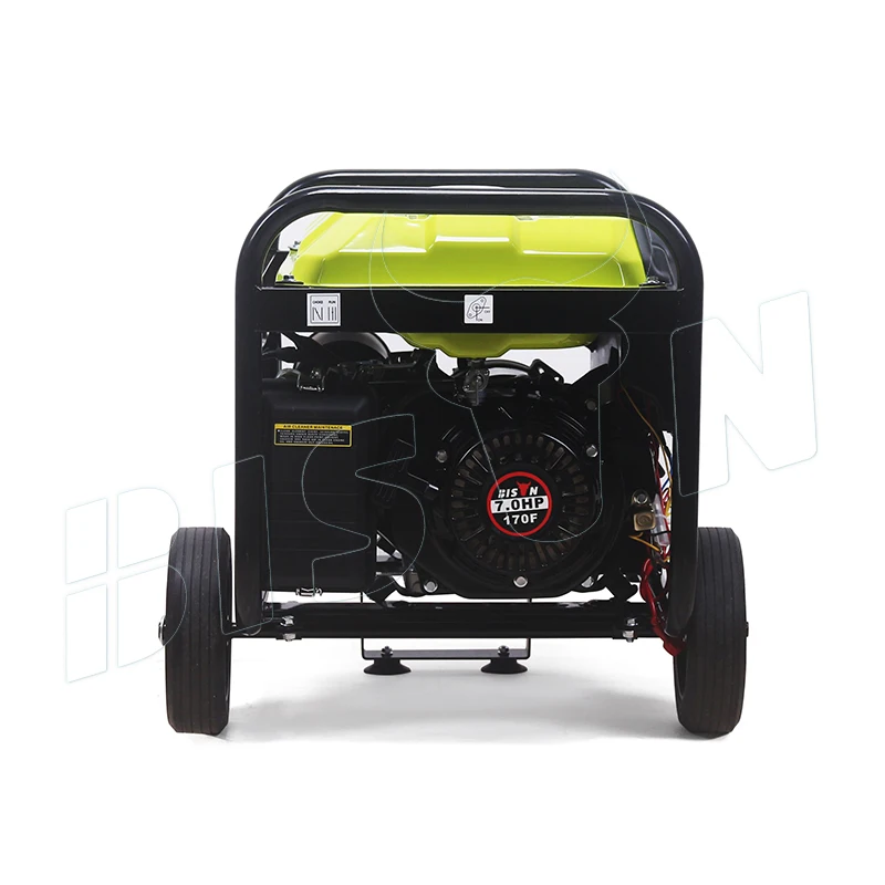 Bison Chinese Made 230V 60Hz Gasoline Generator 7 Kw 110 220 Volts Gasoline Electricity Generator