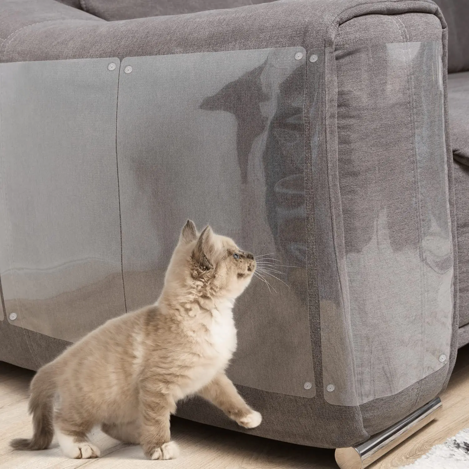 PET PVC Fabrics Sofa Upholstery Door Walls Mattress Furniture Protector From Cats