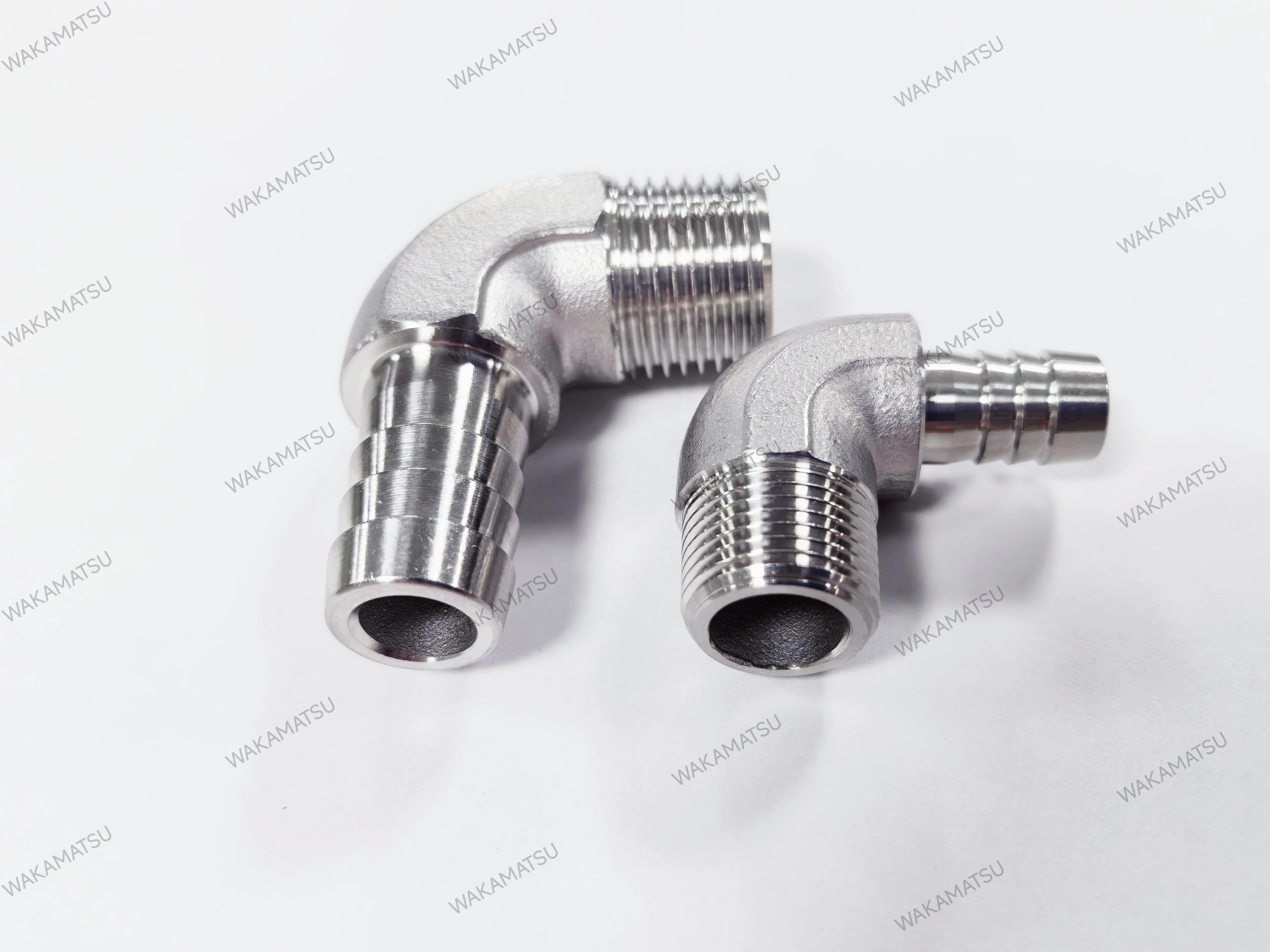 WAKAMATSU Steel 90 Degree Elbow Pagoda L-Type Hose Nipple AC Hose Pipeline Connectors Plumbing Fittings Water OEM Options