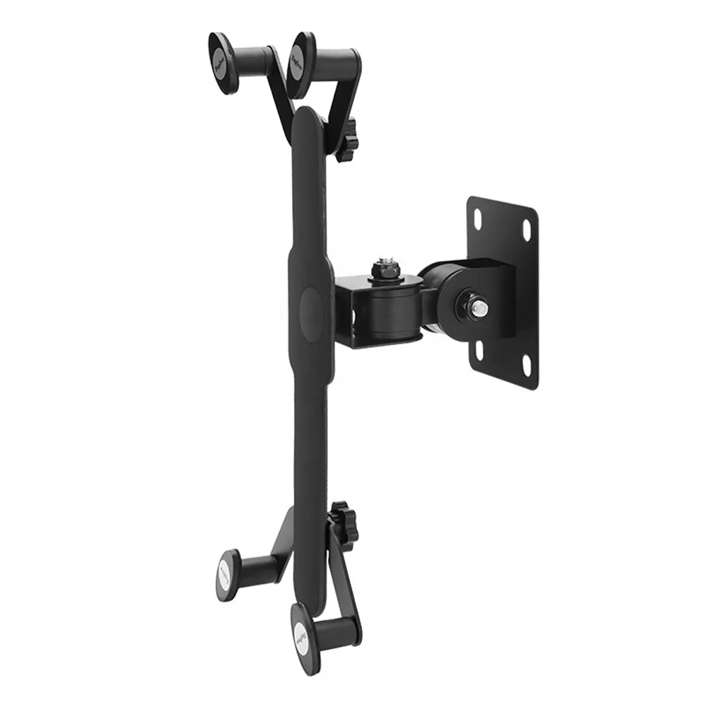 360 Rotation Aluminum Wall Tablet Mount Holder Adjustable Fixed Tablet Bracket For Conference Room Office