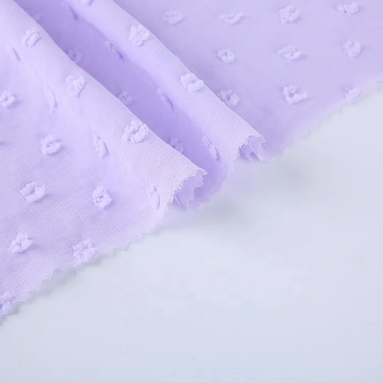 Wholesale dubai style woven 100% polyester jacquard lurex dobby chiffon fabric for women top