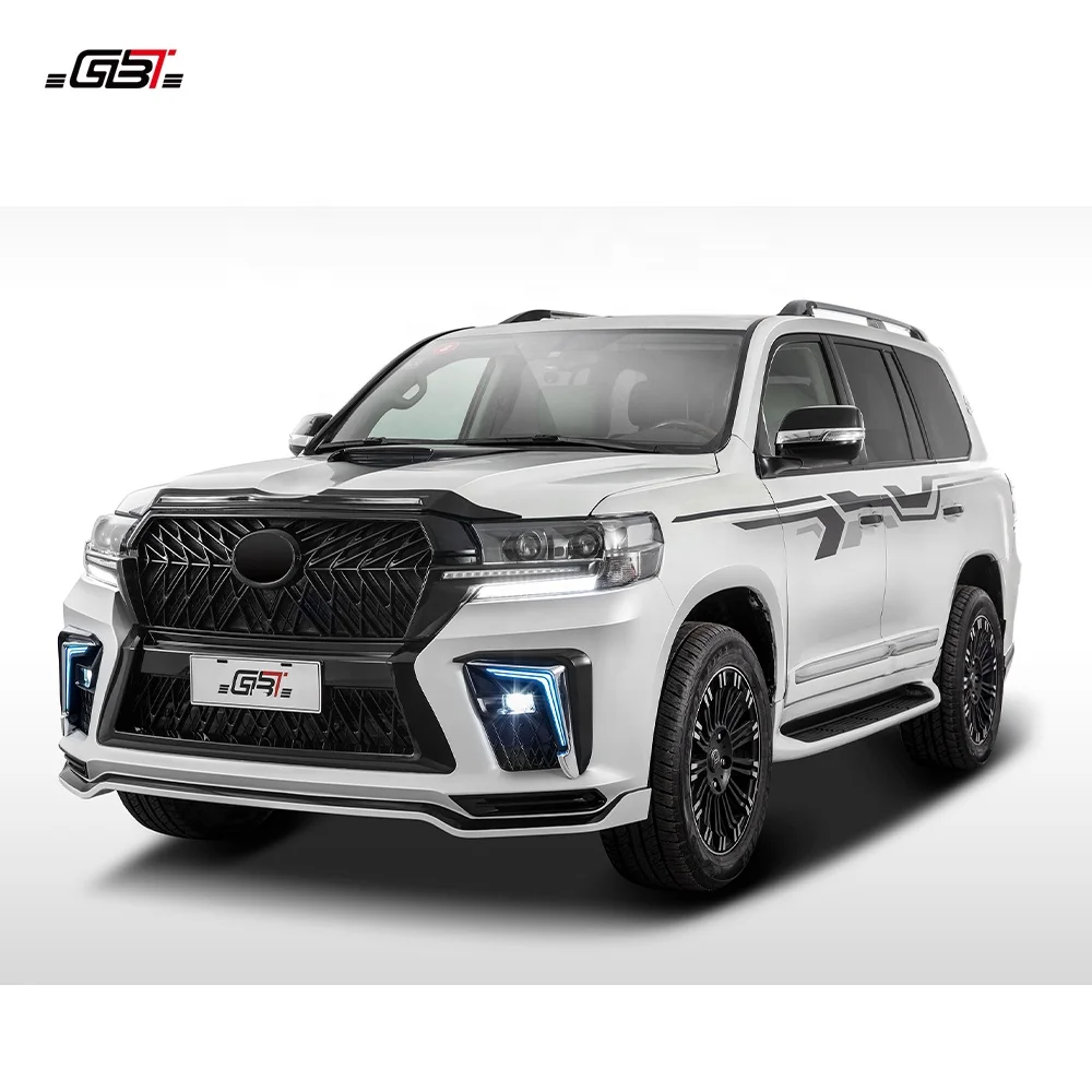  Комплект кузова GBT включает передние и задние автомобильные бамперы решетка капот крыло 2008-2015 для Toyota Land Cruiser 200 модели LC200