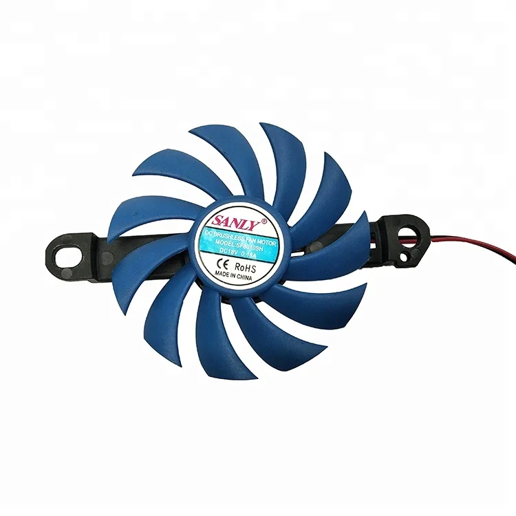 Customizable 80mm 8010 DC 12V 24V Frameless Brushless Cooling Fan for Efficient Heat Dissipation 80*10mm