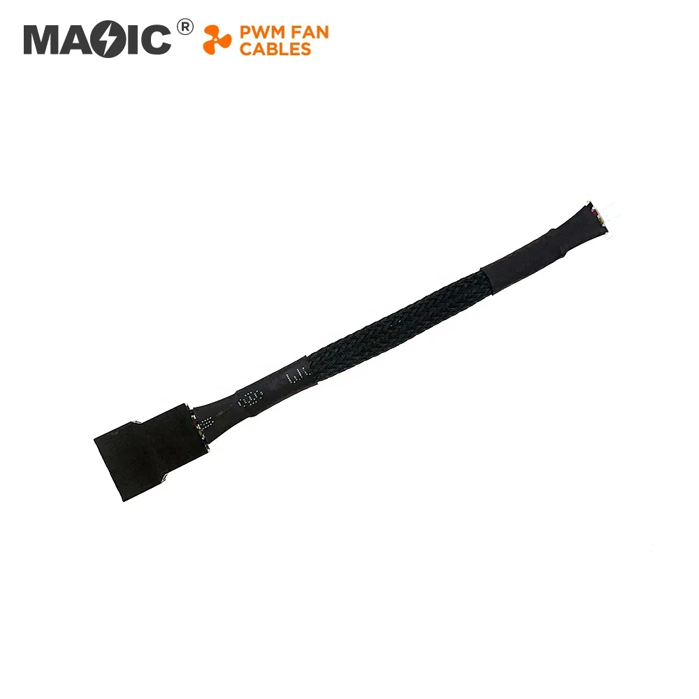 Sleeved PWM mini 4 pin fan to mirco 4pin Power Adapter Cable for Video card VGA Graphics Cards Cooling Fan
