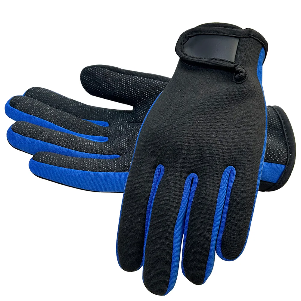 2mm Neoprene Diving Gloves for Men Women Flexible Thermal Full Finger Wetsuit Gloves for Snorkeling Kayaking