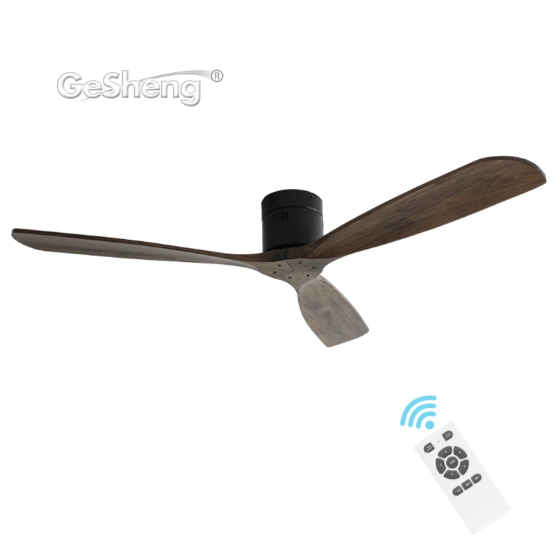 220v modern simple decorative wood blades ventilador de techo dc bldc motor remote control fan ceil