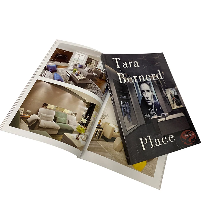 
Luxury high quality customized perfect binding paperback photo book printing 
