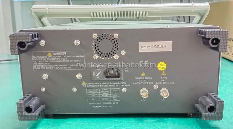 Twintex TOS-2100C задержки развертки двухканальный ЭЛТ-аналоговый осциллограф 100