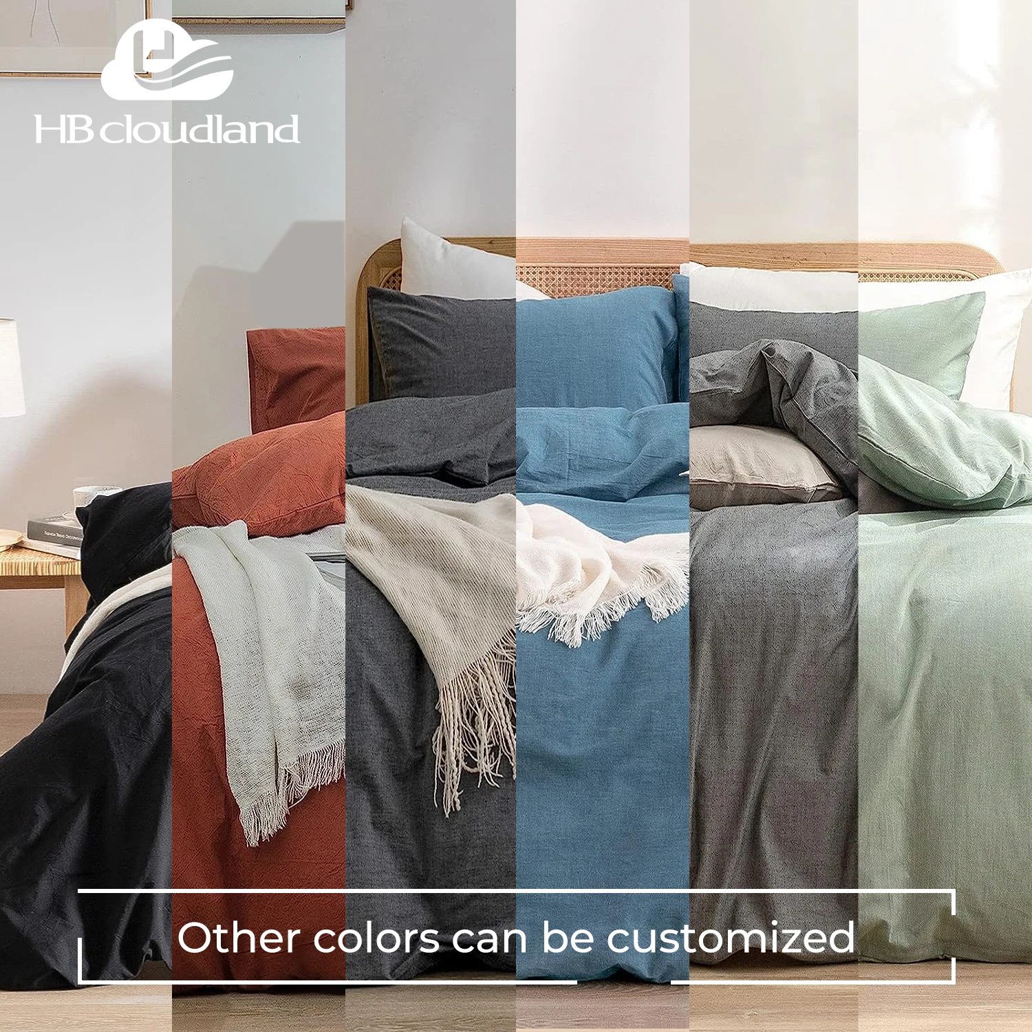 Cloudland Bamboo Sheets Bedding Set Custom Bamboo Sheet Set 4 Pieces  Bamboo Sheet Sets