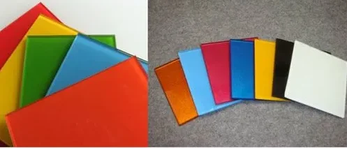 Hot Sale 4- 6mm Colored Back Painted Splashback Glass, Kitchen Glass Wall