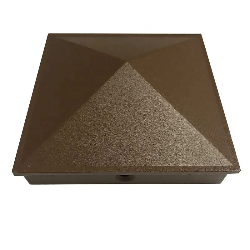 Celia Popular Design 100x100 Aluminum Post Pyramid Covers Fence Post Covers