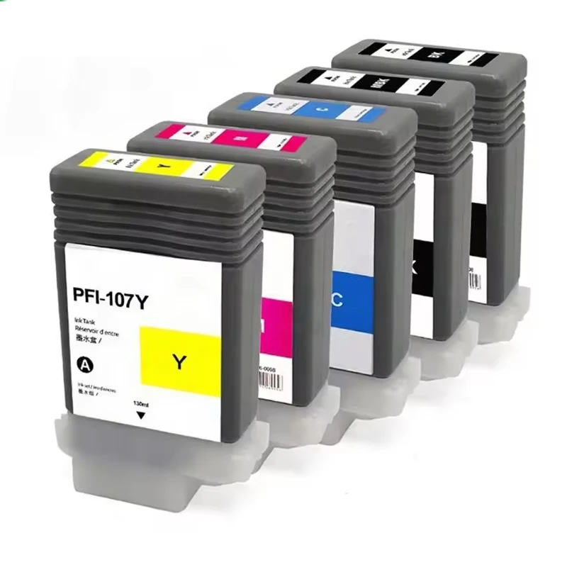 PFI-107 PFI107 PFI 107 Премиум цвет совместимый чернильный картридж Tinta для принтера Canon IPF670 IPF680 IPF685