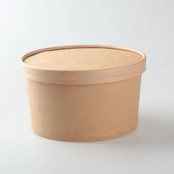 Paper Soup Bowl Salad Bowl Disposable Hot Soup Paper Bowl With Lid