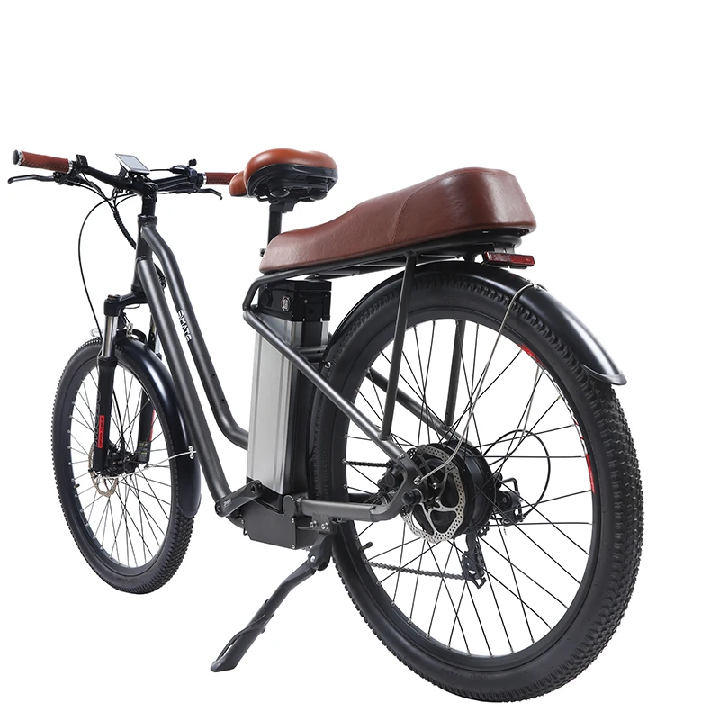 Range 120km electric bicycle e bike 28 inch Shimano derailleur enduro ebike 350W motor Hungry Panda fast order delivery