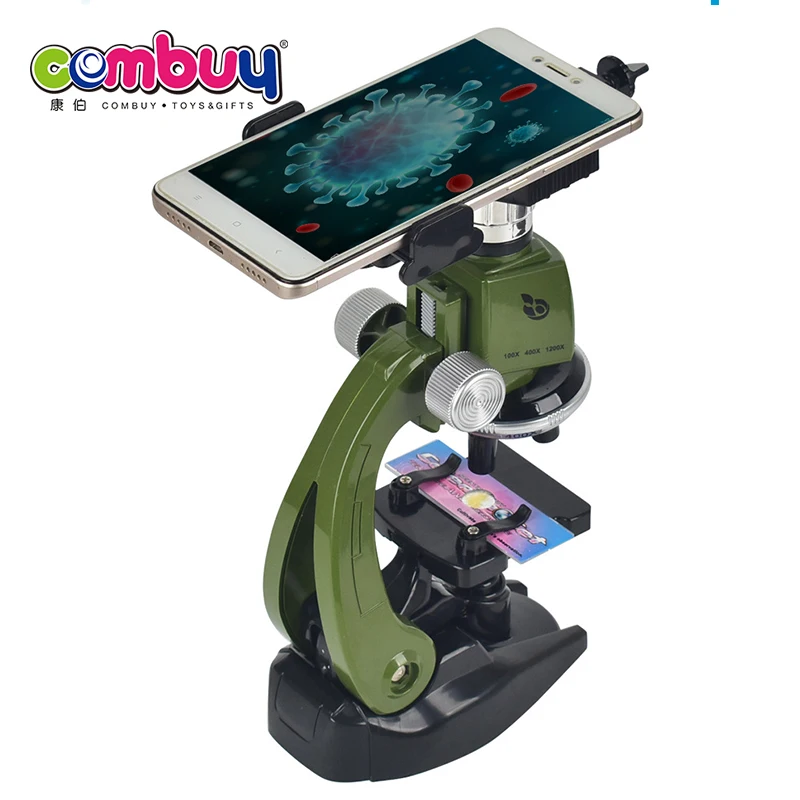 Education set 1200X kits scientific microscope kids with light