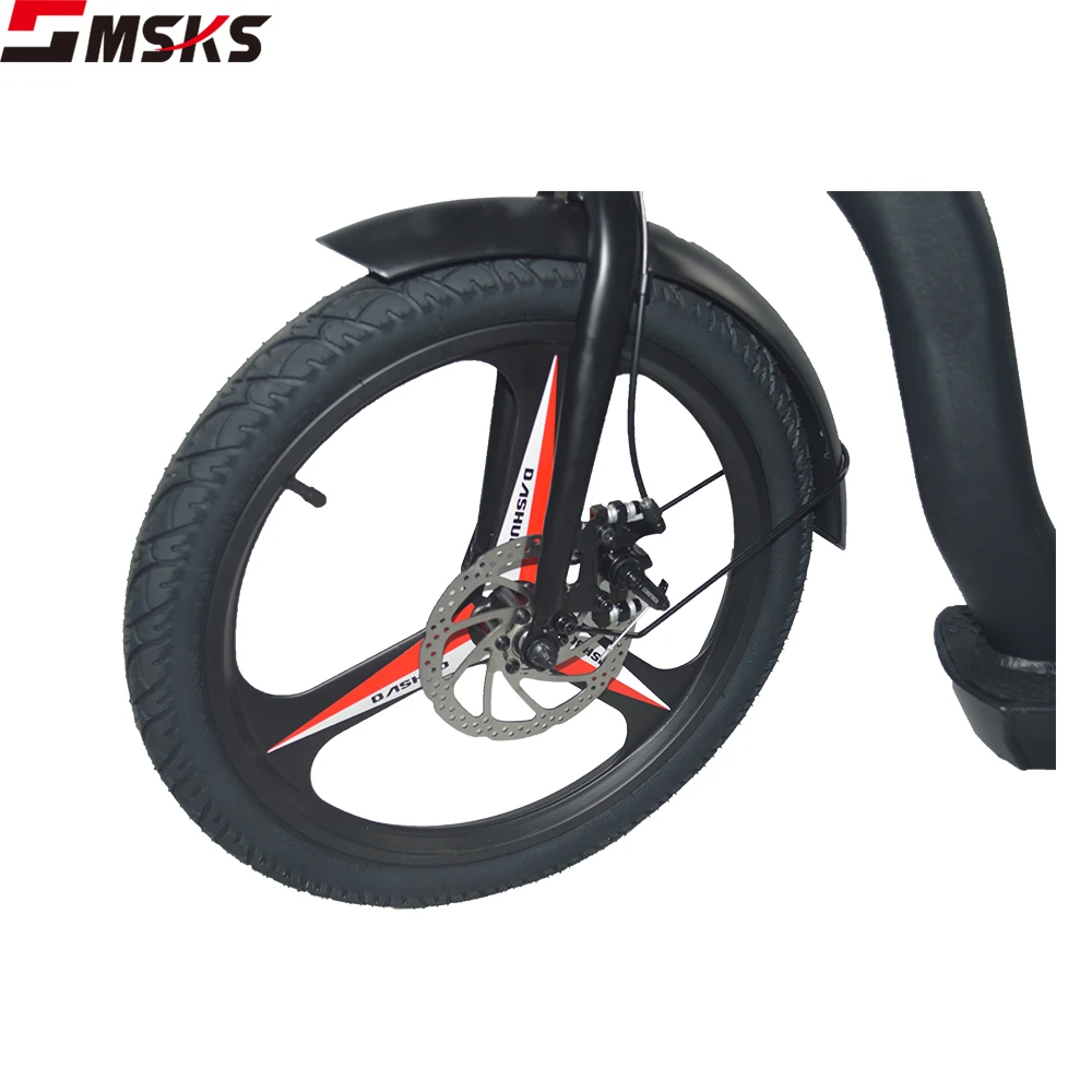 UL2272 Certificate 20 Inch Big Wheel Folding Electric Scooters 350W Motor Long Range rear 16inch