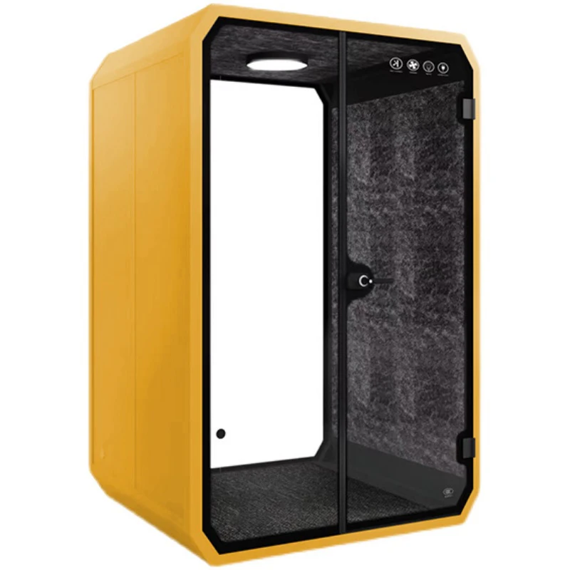 Home office acoustic pod meeting room work pods tempered glass booth soundproof