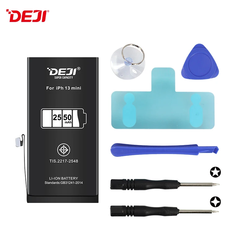 DEJI High Quality 2550mAh Capacity Cell Phone Replacement Battery For iPhone 13 MINI Original iPhone Battery