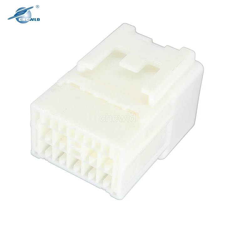 17 Pin Male white automotive wire to wire connectors 6098-3893