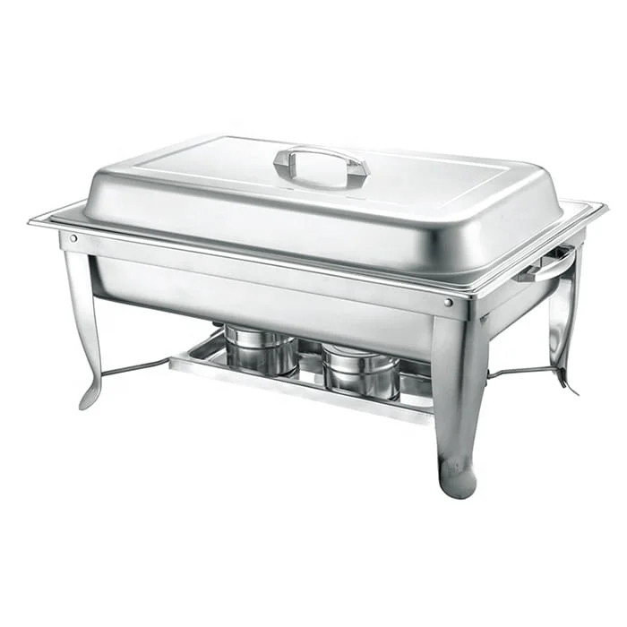 Stainless Steel Economy Chafing Dish Warmer 533 with Foldable Frame
