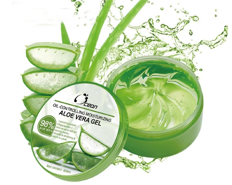 Private Label Extract Skin care Aloe Vera Lightening Moisturizing Soothing 100% Pure Natural Organic face serum Aloe Vera Gel