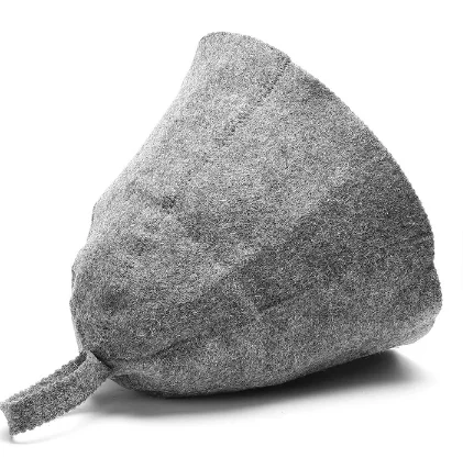 Hot Sale Portable sauna hat 100% wool Regular Size Sauna Hat