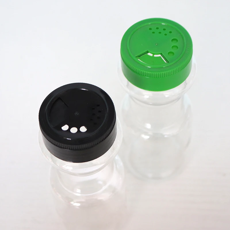 MAYSURE Wholesale 120ml Plastic Jar Seasoning Salt Pepper Grinder Disposable Spice Salt Pepper Mill PET Jar